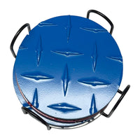 4 Inch Diamond Plate Coasters with Soft Base - Made in the USA - Airstream Trailer Accessories