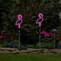 Flamingo Three Color Frame Unlighted