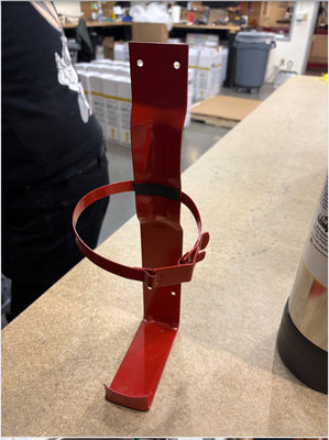 Empty E-Firex Mounting Bracket on work table