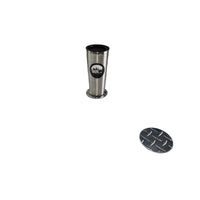 4 Inch Diamond Plate Coasters with Soft Base - Made in the USA - Airstream Trailer Accessories