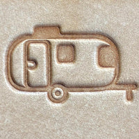 Leather Curtain Strap for Airstream Trailers with Split Bath or Single Curtain