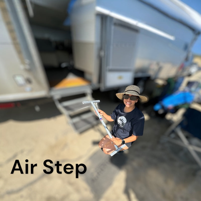 Air Step Brace for Airstream Trailers - Prevents Bouncy Stairs