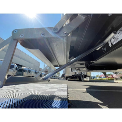Airstream storage accessories showcased inside a workshop