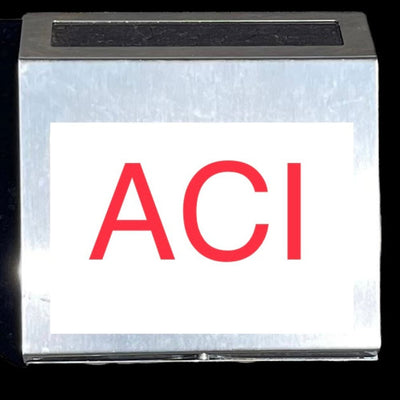 Solar Powered 4 Number BRN Light for Airstream Trailers - Compact 4 Number BRN