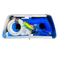 The Airboard Excella Blue Storage Shelf is a robust aluminum storage solution designed to increase the storage capacity of the Airstream (R) trailer.